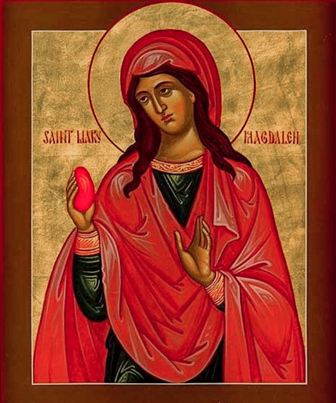 Icono que representa a María Magdalena